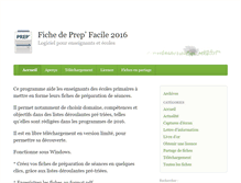 Tablet Screenshot of fichedeprepfacile.com